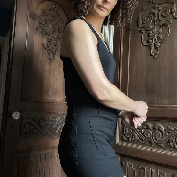 All Saints Viscose Tessa Black Sleeveless Top Size 4 - Picture 7 of 15